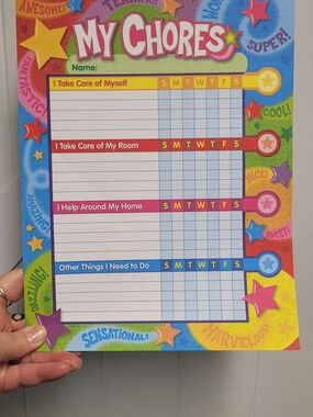 My Chores Kids Weekly Chore Chart - Multicolor